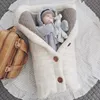 Спальные мешки Baby Winter Lose Think Match Intrant Imation Cashmere Liner Sleepsack Born Swaddle Обертка для малышей одеяло 221205