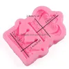 Baking Moulds Mods Princess Crown Sile Cake Mold Candy Chocolate Jelly Baking Sugar Craft Cupcake Topper Fondant Decorating Tool Inv Dhsgx