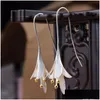 Bengelen kroonluchter lange bloemen hanger oorbellen voor vrouwen ontwerp mooie meisjes kerstcadeau statement sieraden 433 d3 drop levering dhbur