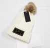 Fur Ball Knitted Hat Designer Trendy Cute Woolen Cap Tall Crown Pullover Keep Warm Beanie Hats Retro