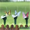 Tuindecoraties Tuindecoraties Zoningenmacht Dancing Fly Butterflies Fladderen Vibratie Hummingbird Flying Birds Yard Decorat Dh905