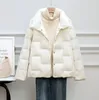 Women's Down Parkas vinter kvinnor vita anka jackor rockar mode avslappnade damer 221205