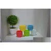 Planters krukor 7x7 cm mini blomkrukor runt plast efterföljande växtblomkruta läckvatten hål design blomkrukor trädgård hem skrivbord d dhe5g