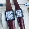 Reloj de negocios Elegante reloj de diamantes deportivo para hombre para mujer hecho de cuarzo de acero inoxidable importado de alta calidad y cristal de zafiro resistente al agua