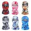 Caschi da moto Maschere tattiche Quick Dry Camouflage Copricapo Full Face Balaclava Paintball Ciclismo Bicicletta Escursionismo Sciarpa Cappuccio