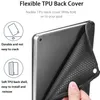 Shockproof Tablet Case for iPad 10.2 Mini 5/4 Air 3/2/1 Pro 11/10.5/9.7 inch 3 Fold Solid Color PU Leather Flip Kickstand Cover with Pencil Slots