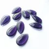 Kronleuchter Kristall 30 teile/los Violette Farbe 38mm Glas Oval Waterdrop Prismen Für Teile Vorhang Zubehör Dekoration