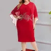 Casual Dresses Swing Party for Women 2023 Lady Elegant Knitting Spets Cape Dress Summer