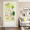 Curtain Chinese Style Lotus Carp Living Room Bedroom Kitchen Partition Decoration Bathroom Feng Shui Noren