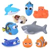 Baby Schwimmbecken Findet Nemo Dory Float Spray Wasser Squeeze Weiche Gummi Badezimmer Spielen Tiere Kinder Bad Clownfisch Spielzeug