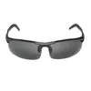 Designer cycling glasses Fashion aluminum magnesium nylon polarized customized sunglasses Men's and women's flight goggles Half frame