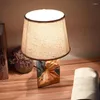 Tischlampen Moderne minimalistische Keramiklampe Wohnzimmer Schlafzimmer Nachttisch Home Dekoration Hochzeit EU-Stecker