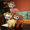 Cerfs Milu de noël 6 couleurs 35cm, jouets en peluche, poupées de fête de vacances et cadeaux de noël pour enfants, vente en gros, fabricants