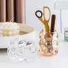 Opbergdozen Duidelijke borstel display Organizer Crystal Cosmetic Sieraden Container Pencolerhouder Make -upborstels Case