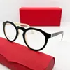 Novos óculos de sol DARTIER armações de óculos de prescrição masculinos modelo redondo TR High end óculos femininos personalizados ópticos anti-azul prescr310z