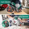 Hychika Electric Mini Circular Saw with Laser 230V Multifunctional Saw Saw Power Tool 1500W أدوات النجارة الكهربائية