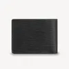 Men Short Leather Slender Wallet Marco Credit Card Slots Gusseted Bill Compartment Designer Male Amerigo Zippy Organizer252u