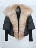 レディースダウンパーカーオブチュービーホワイトダックジャケット冬の女性温かいルーズコート自然毛皮の襟厚い豪華なアウターウェアファッション221205