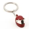 Motorcycle Safety Hat Keychain Pendant Stereo Helmet Keychains Fashion Accessories Keyring Key Chain 4 Colors