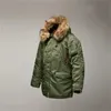 Mens Jackets Winter Standard Classic N3b Parka Extreme Cold Weather Waterproof Removable Faux Fur Pocket 221206