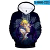 Men's Hoodies Anime Cartoon Hoodie Sweatshirt The Seven Deadly Sins Boys Girls Teenager Men Pullover Outcoat Sportswear 3D Tracksuit