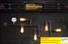 Vintage Industrial Water Pipe Wall Lamp E27 Wall Art Sconce Loft Light For Modern Home Decoration