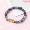 Strand Zhijia Handmade DIY Beads Blessed Bracelets Turquoises Stone Bracelet Men Distance Lucky Accessories Jewelry