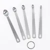 Measuring spoon Tools mini 5 pcs/set stainless steel baking tool kitchen seasoning spoon set DH655