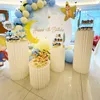 Fashion Wedding Birthday Party Decoration Cake Dessert Table Luminous Origami Roman Column Propose Marriage Site Layout Props