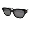 Schwarze Designerplatte Sonnenbrille Modische Sonnenbrille Unisex Outdoor Driving Party