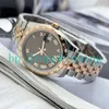 Toppklass Ladies Watch 178341 Mekanisk 31mm 6 -siffror Diamond Automatisk r￶relse Rostfritt st￥l Rem Datum Sapphire Glass Classic Wristwatch