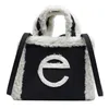 Fashion shopping bag velour Suede Luxury Designer Womens mens tote joint name laptop handbag mini handle wallet Crossbody Shoulder bags