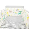 Bed Rails 20030cm Baby Crib Fence Cotton Protection Railing Thicken Bumper Onepiece Around Protector Room Decor 230823