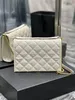 CC Cross Body New Wallet Luxury Designers väskor Kvinnor axel crossbody lady purse messenger typ y mode äkta läder handväska woc väska