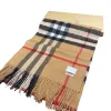 Classics Cashmere Plaid Scarves Classic Wraps British Style Tassels Scarf