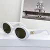 Lunettes de soleil de baseball Femmes Arc de Triomphe logo minimaliste Design ovale 40194 Luxe Qualité Mode Lisa même modèle classique Lunettes de soleil design hommes boîte d'origine