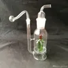 Bouteille d'eau en verre de la couronne en gros de Bongs de brûleur d'huile Pipes de gréement