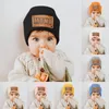 Berets Ear Flap Hats For Men Ski Hat Warm Head Gear Parent Child Women's Knitted Cap Baby Hiphop Mother