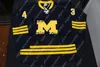 Michigan Wolverines Hockey Jersey Quinn Hughes Dylan Larkin Cam Strauss Mann Thomas Bordeleau Matty Beniers Owen Power Jack Becker