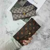 CC Wallet Card Womens Mens Fashion Bags Long Wallet Womens New Retro Fashion Personlig vikbar multikortshållare Handväska klipp