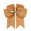 6 Zoll Mädchen Kinder Ripsband Große Schleife Haarspange Kleinkind Große Boutique Cheer Bow Kinder Haarspangen Haarnadeln Haarschmuck M4257