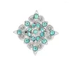 Pasy Rhombus Rhinestone Western Cowboy Flower Crystal Concho Metal METAL Pas z śrubą odzieżą Akcesoria