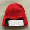 Europa Twee lensglazen bril banies mannen gebreide hoeden Casual schedel petten buiten vrouwen hiphop unisex zwart grijs rood herfst wint5678062