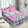 Bed Skirt 1pc 2pcs Pillowcase ding Set Sanding Soft spread King Queen Size Double Layer 221205