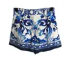 Fashion Print Womens Sling Vest Shorts Sets Design Sexy Ladies T Shirts Tops Pants Two Piece Suits