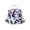 Chapéus de aba larga balde fofo panda feminina girl bonnets fisherman tampa de férias peças de reposição 5658cm Circonferência da cabeça 221205