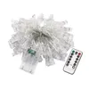 Strings LED -touwlichten Leuke po clip lamp power batterij kerstboom hanger Jaar feest ornamenten sets