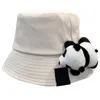 Chapéus de aba larga balde fofo panda feminina girl bonnets fisherman tampa de férias peças de reposição 5658cm Circonferência da cabeça 221205