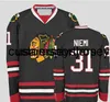 Hóquei Jersey 2016 Mens 31 Niemi 27 Roenick Red/Black/White Drop Shipp Aceite Misto Ordem