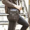 Вечерние сумки натуральная кожа мужской винтажный дизайн плечо мессенджер мода кросс-тел 8 "таблетка Тота Mochila Satchel Bag 2070 221205